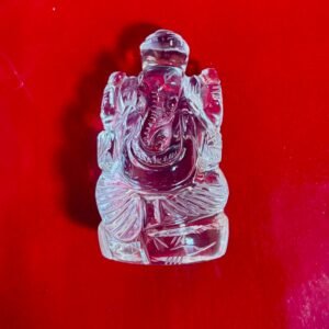 Sphatik Ganesha / Lord Ganesha Idol In Quart Crystal